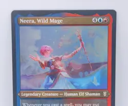 MTG Commander Legend Battle for Baldur's Gate Neera Wild Mage Foil Etched 545 NM - Image 2