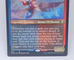 MTG Commander Legend Battle for Baldur's Gate Neera Wild Mage Foil Etched 545 NM - Image 3