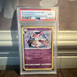 Pokemon Sylveon SWSH211 SWSH Promo Cards Holo English 2022 PSA 8 - Image 1