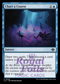Chart a Course 4x FOIL Lost Caverns of Ixalan MTG LCI Uncommon MINT blue - Image 1