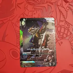 Gundam Card Game - GD01-024 - Wing Gundam Zero - LR+ - Image 1