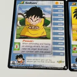 DBZ CCG Limited Gohan Personality Card 1-3 164 165 166 Dragon Ball Score Z TCG - Image 2