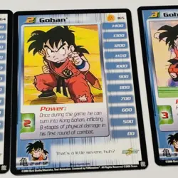 DBZ CCG Limited Gohan Personality Card 1-3 164 165 166 Dragon Ball Score Z TCG - Image 3
