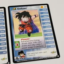 DBZ CCG Limited Gohan Personality Card 1-3 164 165 166 Dragon Ball Score Z TCG - Image 4