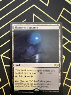 Shattered Sanctum NM MTG Commander: Tarkir: Dragonstorm Regular - Image 1
