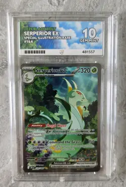 Serperior EX 164/086 - Special Illustration Rare - Black Bolt - Pokemon ACE 10 - Image 1