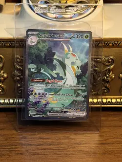 Pokemon Serperior ex 164/086 Holo Special Illustration Rare Sv: Black Bolt NM - Image 2