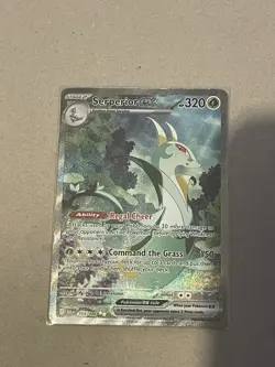 Pokemon TCG Serperior EX Black Bolt Sir Special Illustration Rare Card 164/086 - Image 1
