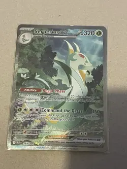 Pokemon TCG Serperior EX Black Bolt Sir Special Illustration Rare Card 164/086 - Image 2