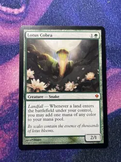Lotus Cobra #168 (LP) Zendikar ZEN Magic MTG - Image 1