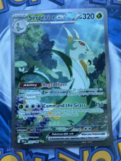 Pokemon TCG Serperior EX Full Art Special Illustration Rare Black Bolt 164/086 - Image 4