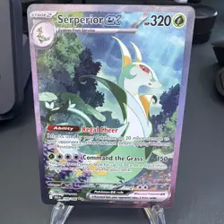Pokemon TCG Serperior EX Full Art Special Illustration Rare Black Bolt 164/086 - Image 1