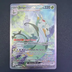Pokemon TCG Serperior EX Full Art Special Illustration Rare Black Bolt 164/086 - Image 3