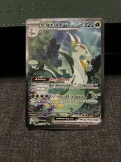 Pokemon TCG Serperior EX Full Art Special Illustration Rare Black Bolt 164/086 - Image 1