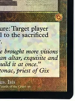 Altar of Dementia NM FOIL Schematic The Brothers' War: Retro Frame MTG - Image 5