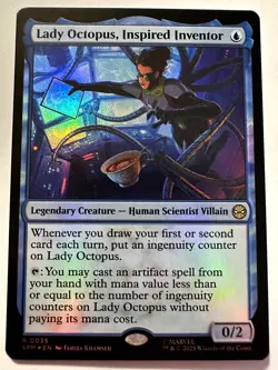 Lady Octopus, Inspired Inventor Foil R Marvel's Spider-Man 35 NM - Image 1