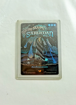 Storm of Saruman (Borderless Poster) - Universes Beyond LOTR (FOIL) READ DESC - Image 1