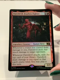Daredevil, Fearless Fighter 0685 Foil R MTG Commander: Marvel Super Heroes NM - Image 1