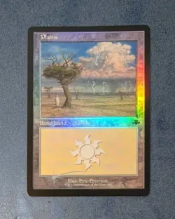 MTG *FOIL RETRO* Dominaria Remastered PLAINS #403 NM - Image 1