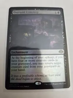 mtg, Oversold Cemetery Dominaria Remastered Foil NM - Image 1