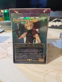 MTG Cloud, Ex-SOLDIER (Borderless) (Non-Foil) - FINAL FANTASY (FIC) #0202, FFVII - Image 1