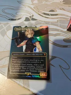 MTG Cloud, Ex-SOLDIER (Borderless) (Non-Foil) - FINAL FANTASY (FIC) #0202, FFVII - Image 2