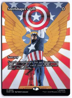 PRESALE Steelshaper's Gift (Borderless) MAR 50 Magic: The Gathering Mythic NM - Image 1