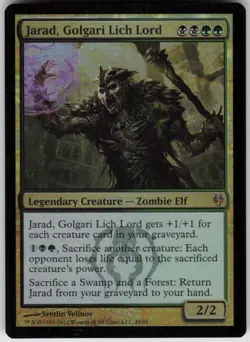 Jarad, Golgari Lich Lord Foil M Duel Decks: Izzet vs. Golgari 45 LP - Image 1