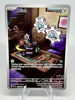 Klink Illustration Rare 139/086 Pokemon TCG Black Bolt NM - Image 1