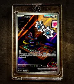 Pokemon TCG Klink 139/086 Black Bolt Illustration Rare FULL ART Holo NM - Image 2