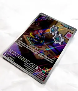 Pokemon TCG Klink 139/086 Black Bolt Illustration Rare FULL ART Holo NM - Image 4