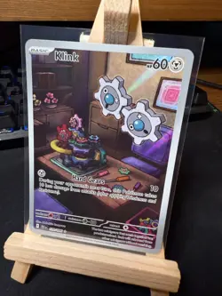 Pokemon TCG Klink 139/086 Illustration Rare – S&V Black Bolt Set – Near Mint - Image 1