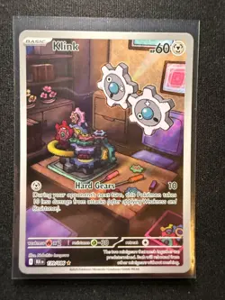 Pokemon TCG Klink 139/086 Illustration Rare – S&V Black Bolt Set – Near Mint - Image 2