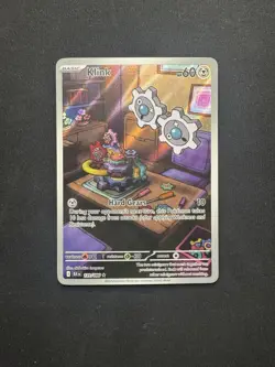 Klink 139/086 Full Art Illustration Rare Holo Black Bolt Pokemon TCG Card - Image 1