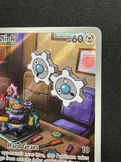 Klink 139/086 Full Art Illustration Rare Holo Black Bolt Pokemon TCG Card - Image 3