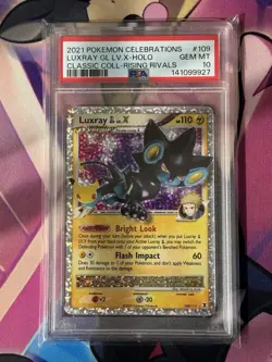 Luxray GL LV.X 109/111 Celebrations Classic Collection Pokemon PSA 10 Gem Mint - Image 4