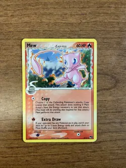 Pokemon Mew Delta Species 3/17 POP Series 5 Holo Rare Vintage Corrected LP NM - Image 1