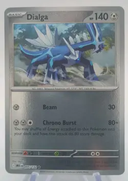 Dialga MEG 095/132 Pokemon ME01: Mega Evolution Rare Reverse Holofoil EN NM - Image 1