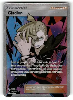 Gladion LP 109/111 Crimson Invasion Pokemon Ultra Rare - Image 1