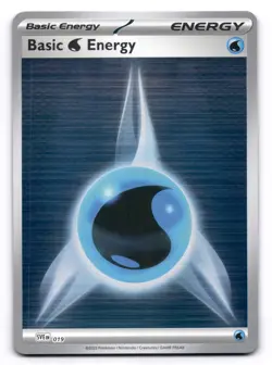 Holo Water Energy NM SVE019 Line Holo Pokemon TCG - Image 1