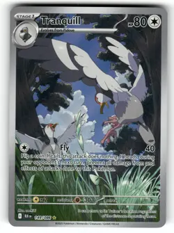 Tranquill NM 149/086 Black Bolt Pokemon Holo Illustration Rare - Image 1