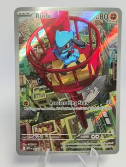 Pokemon TCG Riolu Illustration Black Star Promo 010 NM - Image 1