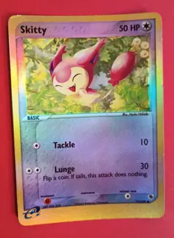 POKEMON Ruby & Sapphire SKITTY 71/109 REVERSE HOLO C MP 2003 Nice! - Image 1