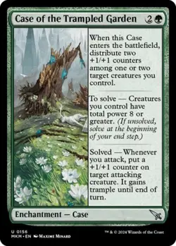 Case of the Trampled Garden -Foil Near Mint MTG Murders at Karlov Manor - Image 1