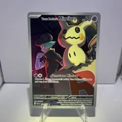 Team Rocket's Mimikyu 238/217 Illustration Rare Ascended Heroes Pokemon NM - Image 1
