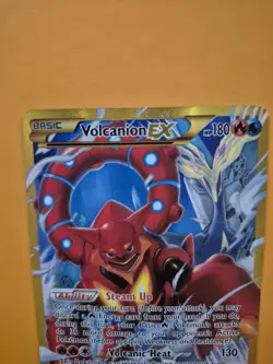 Pokemon TCG Volcanion EX 115/114 XY Steam Siege Secret Rare Full Art Holo - Image 4