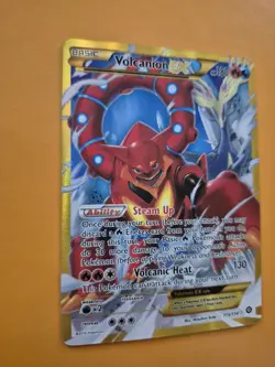 Pokemon TCG Volcanion EX 115/114 XY Steam Siege Secret Rare Full Art Holo - Image 5