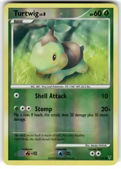 Turtwig 131/147 Reverse Holo Common Supreme Victors Pokemon LP - Image 1