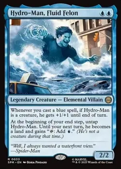 Hydro-Man Fluid Felon - MtG Spider-Man - NM - Image 1