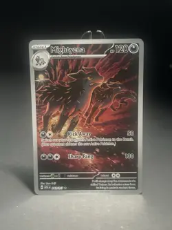 Pokemon Mightyena Secret Rare Full Art Holo 243/217 120 HP ascended heroes - Image 1